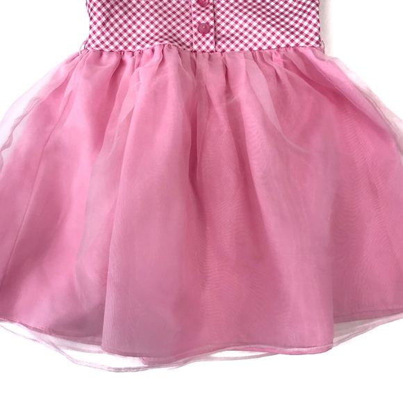[Baby Armstrong] Pink and White Gingham Dress - Picture 2 of 8